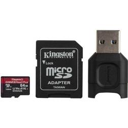 Kingston Canvas React Plus microSDXC Class 10 UHS-II U3 ​​V90 A1 285/165MB/s 64GB