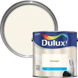 Dulux Matt Wall Paint, Ceiling Paint Fine Cream 2.5L