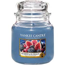 Yankee Candle Mulberry & Fig Delight Medium Scented Candle 411g
