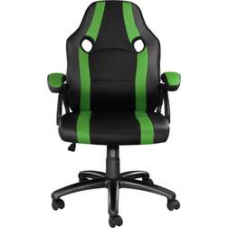 tectake Benny Gaming Chair - Black/Green