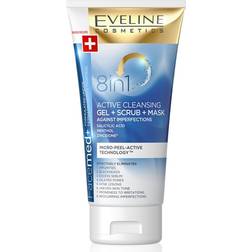 Eveline Cosmetics Facemed+ 8in1 Active Cleansing Gel+Scrub+Mask 150ml