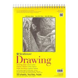 Strathmore 300 Series Drawing Pad Medium Surface Wire Bound 11x14'' 114g 50 sheets