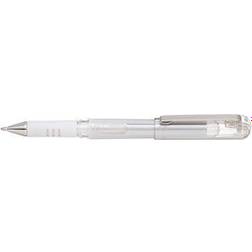 Pentel Hybrid K230-W White Rollerball Pen Set of 12 Pieces