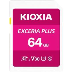 Kioxia Exceria Plus SDXC Class 10 UHS-I U3 V30 64GB