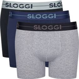 Sloggi Men Go Shorty 3-pack - Blue/Dark Combination