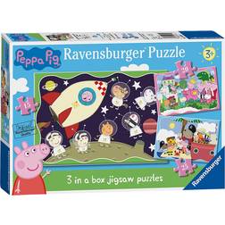 Ravensburger Peppa Pig 3 in a Box 60 Pieces