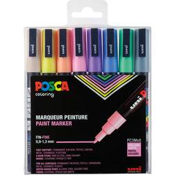 Uni Posca PC-3M Pastel Colours Fine Bullet 8-pack