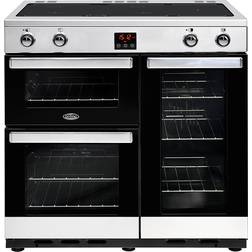 Belling Cookcentre 90Ei Stainless Steel, Black