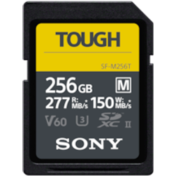 Sony Tough SDXC Class 10 UHS-II U3 V60 277/150MB/s 256GB