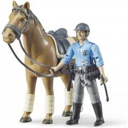 Bruder Polisfigur med Häst 62507