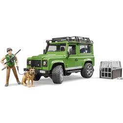 Bruder Land Rover Defender Station Wagon with Forester & Dog 02587