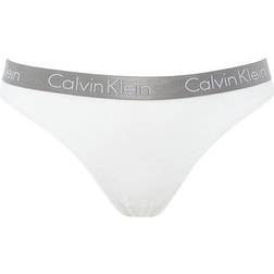 Calvin Klein Radiant Cotton Thong - White