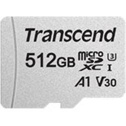 Transcend 300S microSDXC Class 10 UHS-I U3 V30 A1 512GB +Adapter