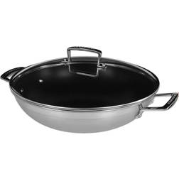 Le Creuset 3 Ply Stainless Steel Non Stick with lid 30 cm