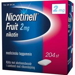 Nicotinell Fruit 2mg 204pcs Chewing Gum
