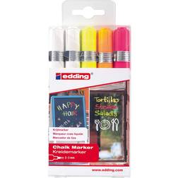 Edding 4095 Chalk Marker 2-3mm with Rubber 5-pack