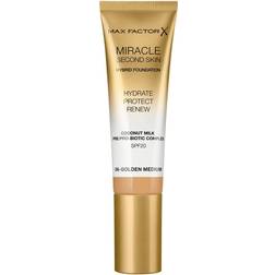 Max Factor Miracle Second Skin Foundation SPF20 #06 Golden Medium