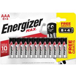 Energizer AAA Max Alkaline 12-pack