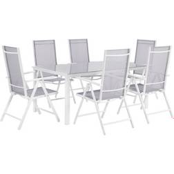 Beliani Catania Patio Dining Set, 1 Table incl. 6 Chairs