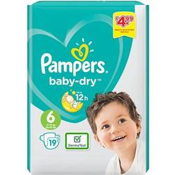 Pampers Baby Dry Size 6 13-18kg 19pcs