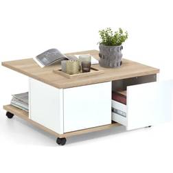 FMD Mobile Coffee Table 70x70cm