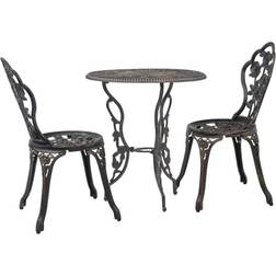 vidaXL 47858 Bistro Set, 1 Table incl. 2 Chairs