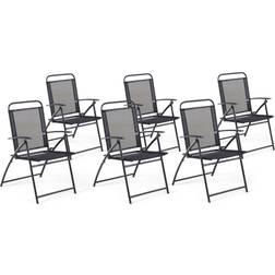 Beliani Livo 6-pack Garden Dining Chair