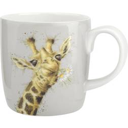Royal Worcester Wrendale Designs Flowers Giraffe Mug 40cl
