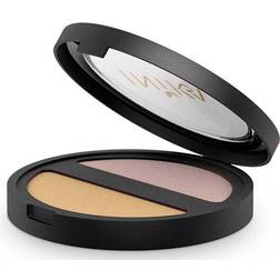 Inika Pressed Mineral Eye Shadow Duo Gold Oyster