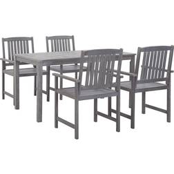 vidaXL 45940 Patio Dining Set, 1 Table incl. 4 Chairs