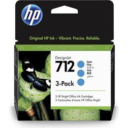 HP 712 29-ml (Cyan) 3-Pack