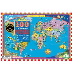 Eeboo World Map 100 Pieces