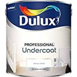 Dulux Professional Undercoat Wood Paint, Metal Paint Pure Brilliant White 2.5L