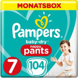 Pampers Baby Dry Nappy Pants Size 7