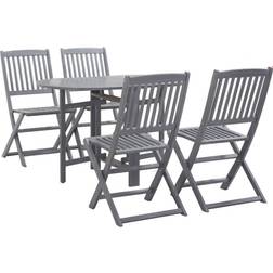 vidaXL 278926 Patio Dining Set, 1 Table incl. 4 Chairs