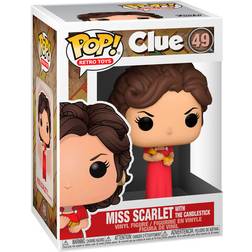 Funko Pop! Clue Miss Scarlet with Candlestick