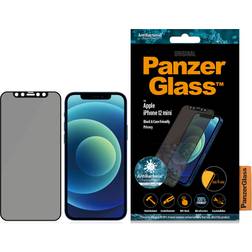PanzerGlass Privacy AntiBacterial Case Friendly Screen Protector for iPhone 12 mini