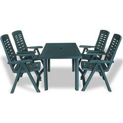 vidaXL 275079 Patio Dining Set, 1 Table incl. 4 Chairs