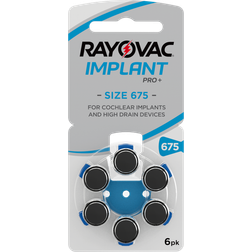 Rayovac Implant Pro+ 675 6-pack