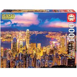 Educa Hong Kong Skyline Neon 1000 Pieces