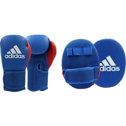 Adidas Boxing Gloves & Focus Mitts Set Jr