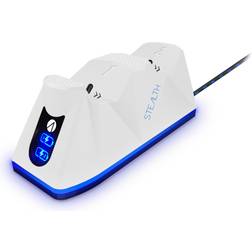 Stealth PS5 Twin USB Charging Dock - White