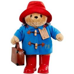 Rainbow Designs Paddington Bear Plush Toy with Boots & Suitcase