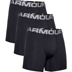 Under Armour Charged Cotton 6" Boxerjock 3-pack - Black