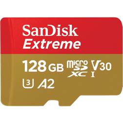 SanDisk Extreme microSDHC Class 10 UHS-I U3 V30 A2 160/90MB/s 128GB