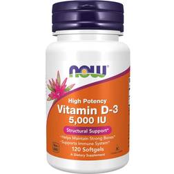 Now Foods Vitamin D-3 5000 IU 120 pcs