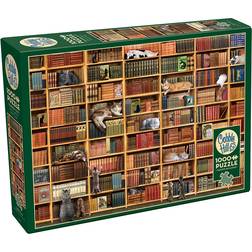 Cobblehill The Cat Library 1000 Pieces