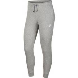 Nike Essential Fleece Sweatpants Women - Dark Grey Heather/White