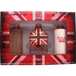 French Connection FCUK Rebel for Her Presentset EdT 100ml + Body Lotion 250ml + Fragrance Mist 200ml