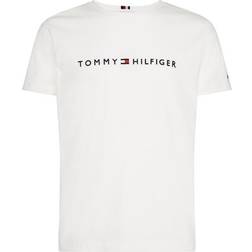 Tommy Hilfiger Flag Logo Crew Neck T-shirt - Snow White